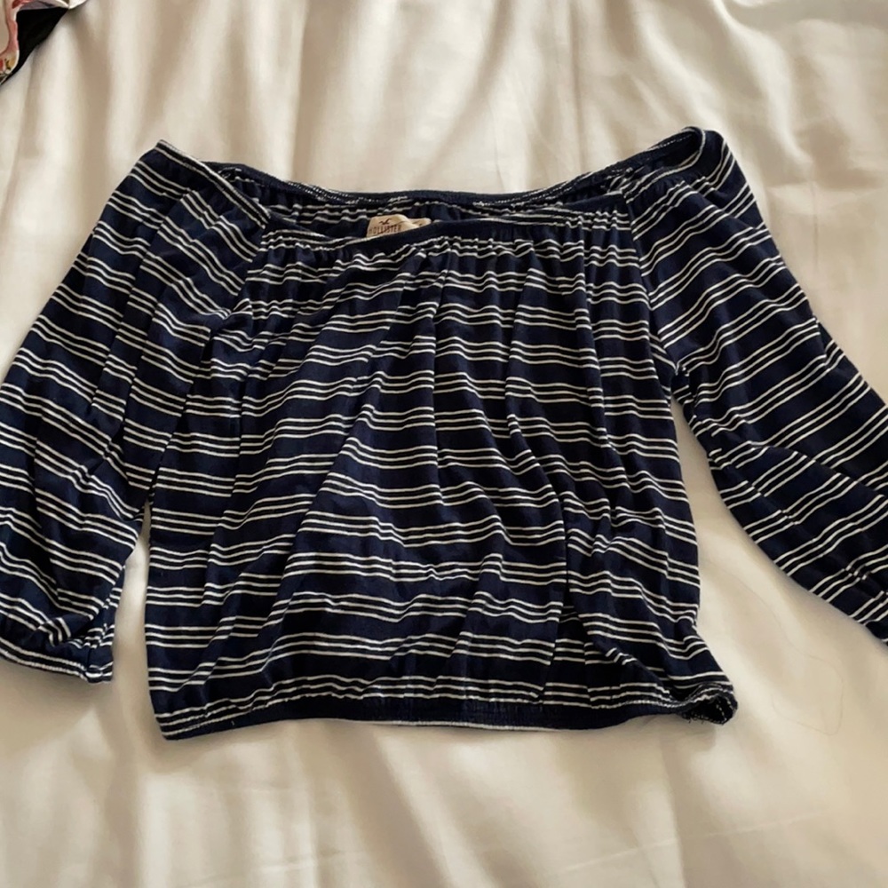 Hollister Cropped Off the Shoulder Shirt